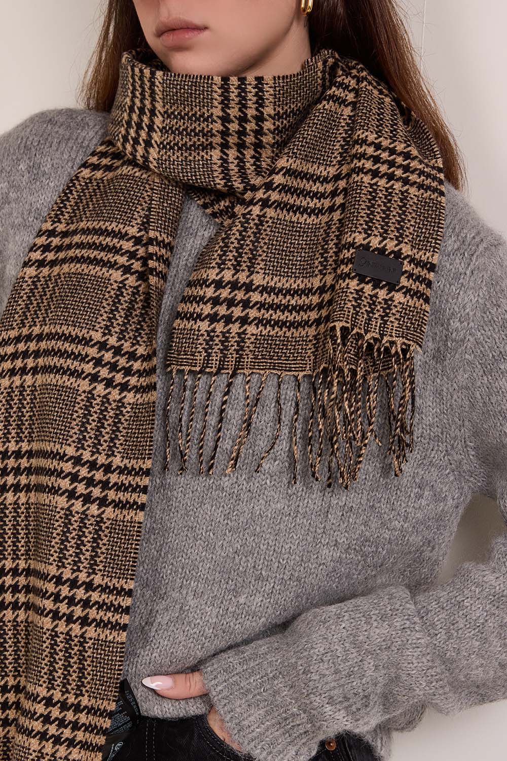 צעיף קשמיר ומשי